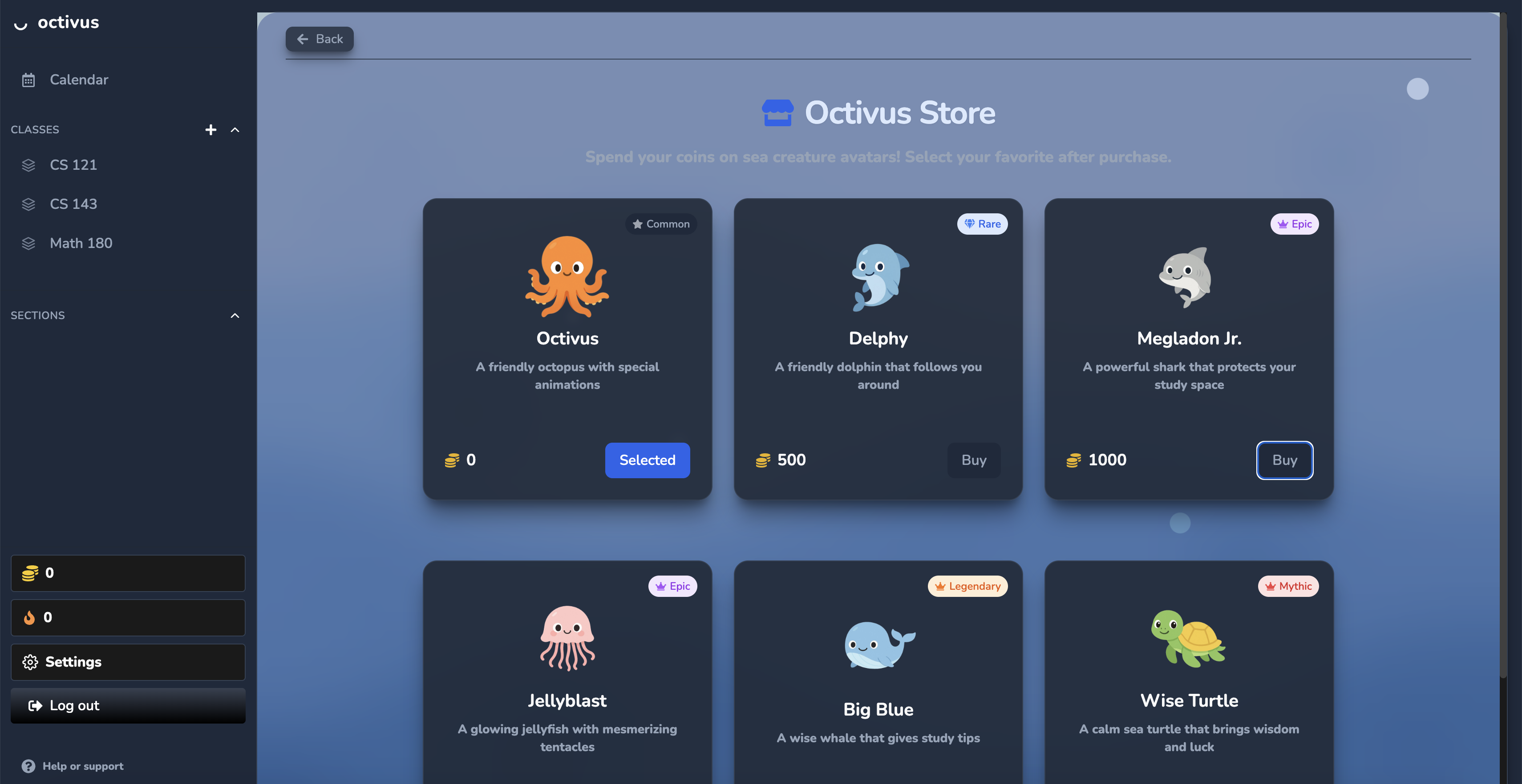 Coins & Prizes