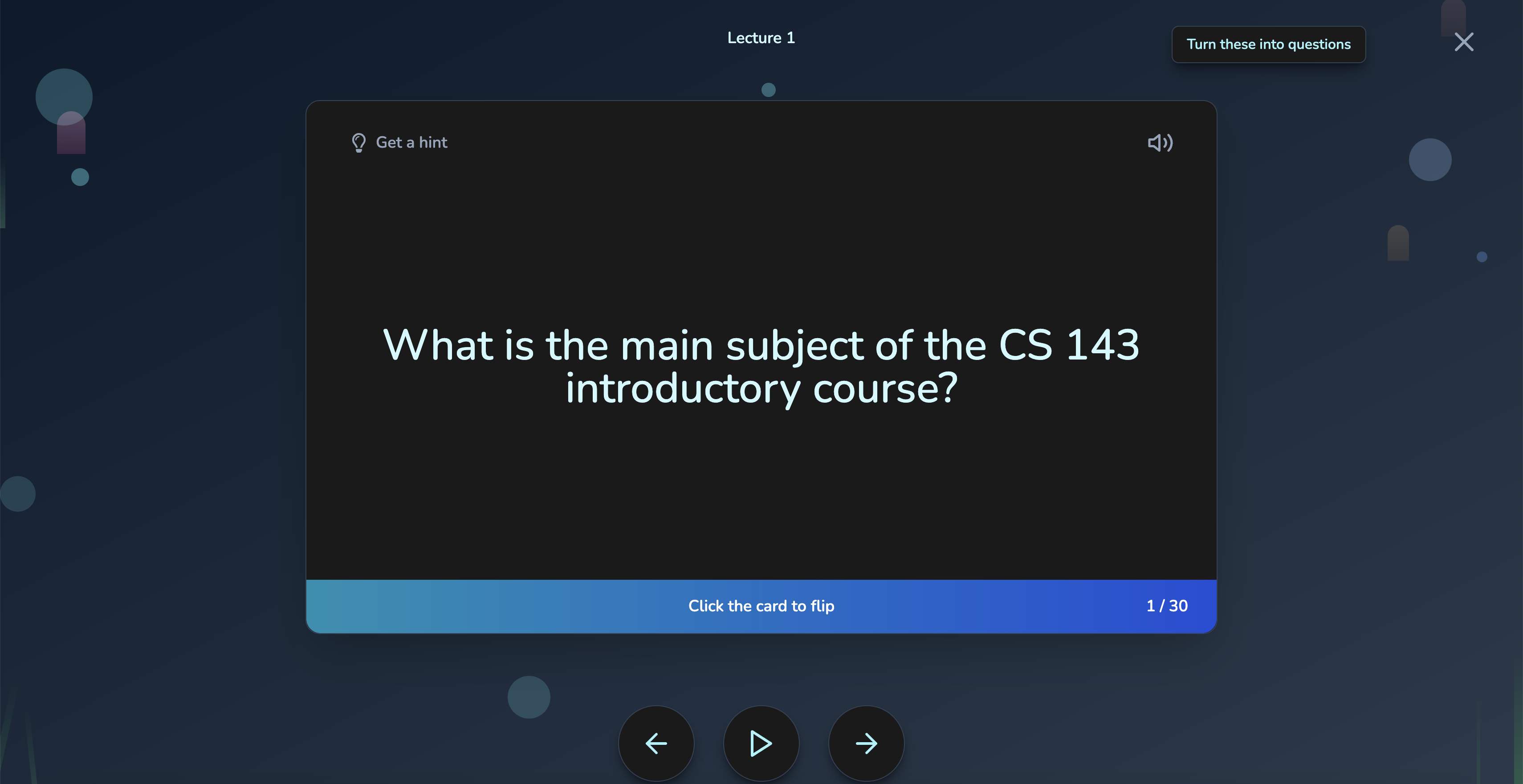 Flashcards